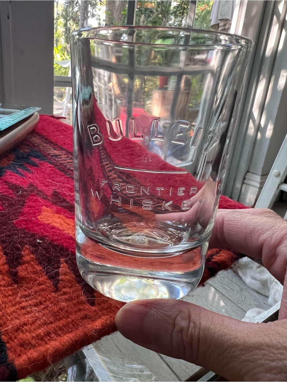 Clear Bulleit Whiskey Glass Tumbler - Clear